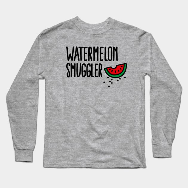 Watermelon smuggler Long Sleeve T-Shirt by LaundryFactory